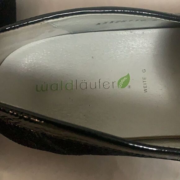 WALDLAUFER MOCCASINS WEITE G BLACK SHOES SIZE GR 5 ,  71/2, 9 - Picture 5 of 6